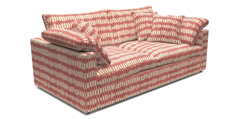 Big Softie Straight Arm 3 Seater Sofa in Sahara Chalk