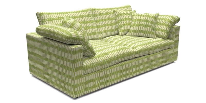 Big Softie Straight Arm 3 Seater Sofa in Sahara Chalk