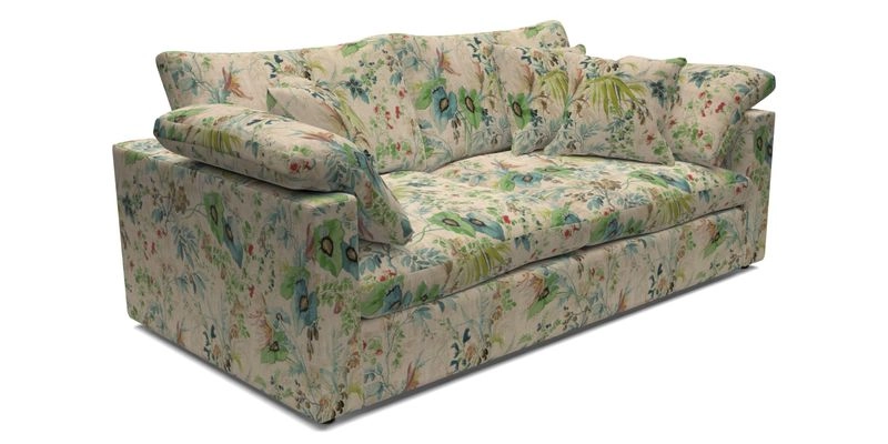 Big Softie Straight Arm 3 Seater Sofa in Sahara Chalk