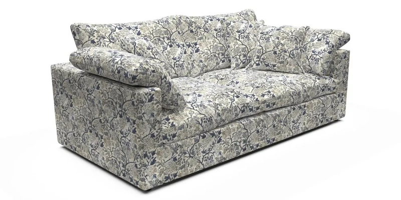 Big Softie Straight Arm 3 Seater Sofa in Sahara Chalk