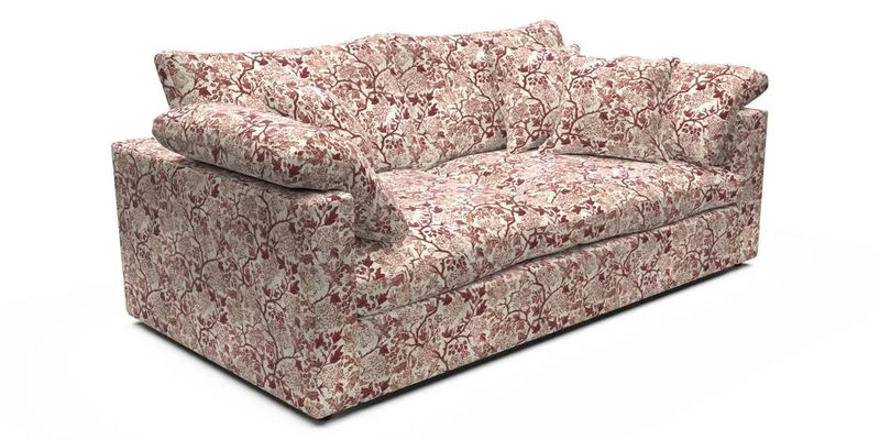 Big Softie Straight Arm 3 Seater Sofa in Sahara Chalk