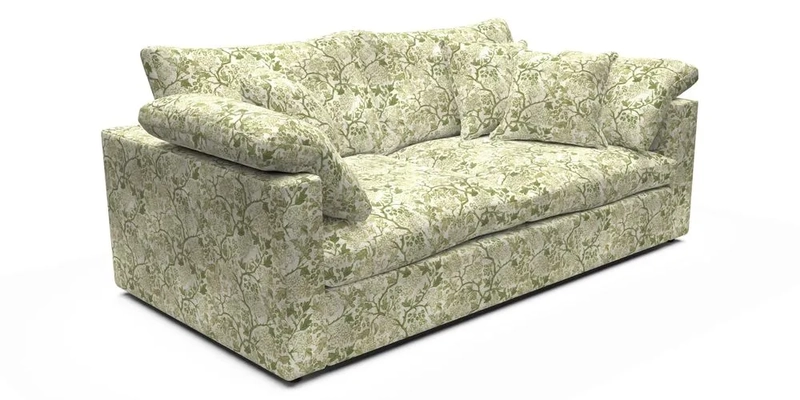 Big Softie Straight Arm 3 Seater Sofa in Sahara Chalk