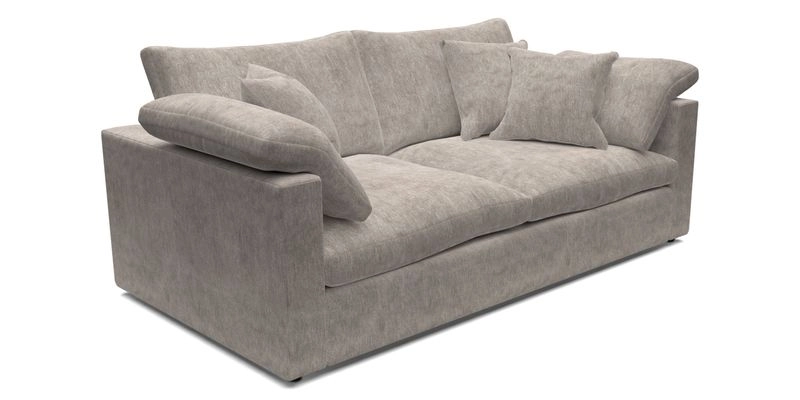 Big Softie Straight Arm 3 Seater Sofa in Sahara Chalk