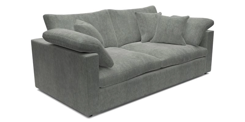 Big Softie Straight Arm 3 Seater Sofa in Sahara Chalk
