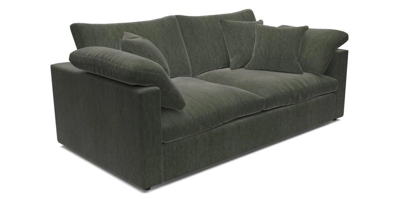 Big Softie Straight Arm 3 Seater Sofa in Sahara Chalk