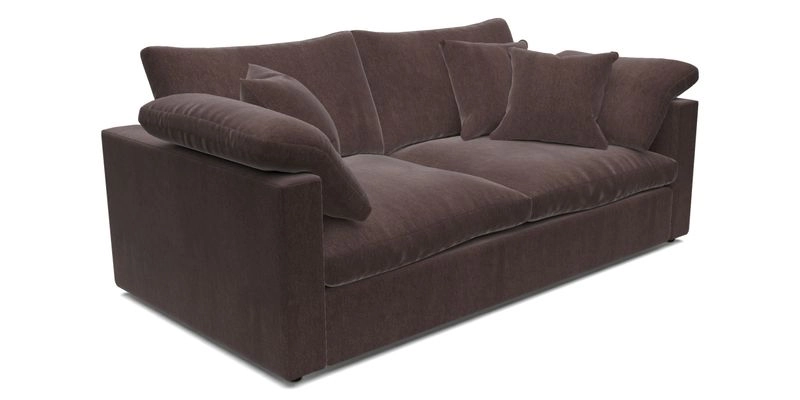 Big Softie Straight Arm 3 Seater Sofa in Sahara Chalk