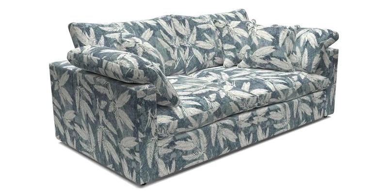 Big Softie Straight Arm 3 Seater Sofa in Sahara Chalk