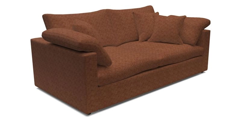 Big Softie Straight Arm 3 Seater Sofa in Sahara Chalk