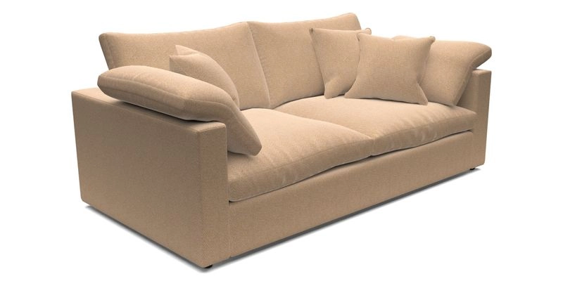 Big Softie Straight Arm 3 Seater Sofa in Sahara Chalk