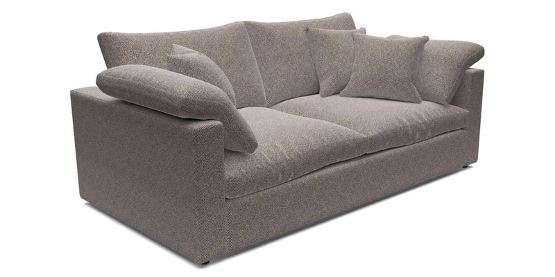 Big Softie Straight Arm 3 Seater Sofa in Sahara Chalk