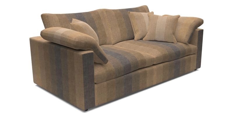 Big Softie Straight Arm 3 Seater Sofa in Sahara Chalk