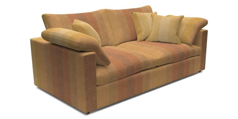 Big Softie Straight Arm 3 Seater Sofa in Sahara Chalk