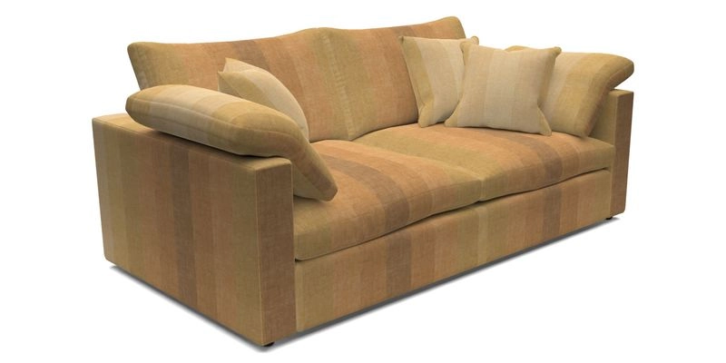 Big Softie Straight Arm 3 Seater Sofa in Sahara Chalk