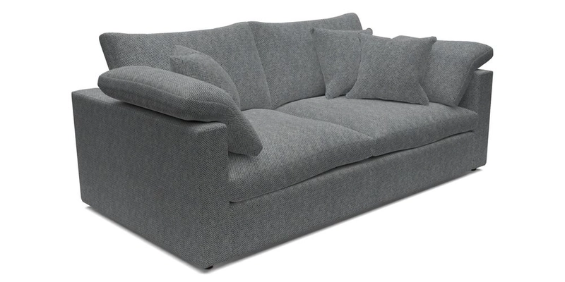 Big Softie Straight Arm 3 Seater Sofa in Sahara Chalk