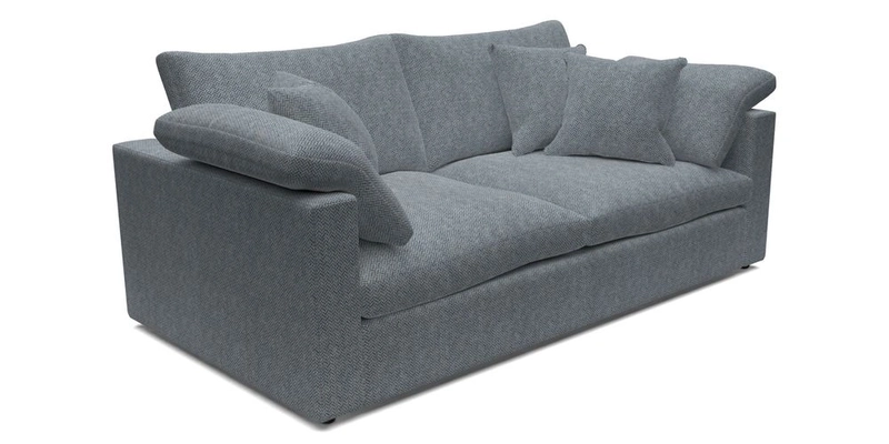 Big Softie Straight Arm 3 Seater Sofa in Sahara Chalk
