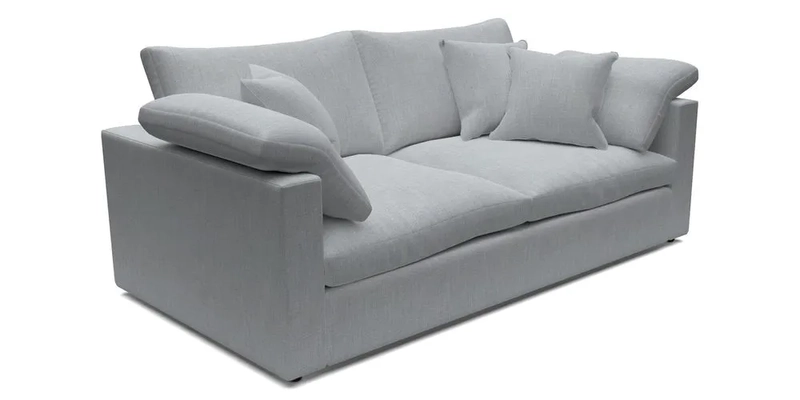 Big Softie Straight Arm 3 Seater Sofa in Sahara Chalk