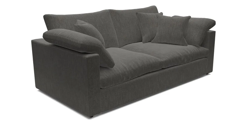 Big Softie Straight Arm 3 Seater Sofa in Sahara Chalk