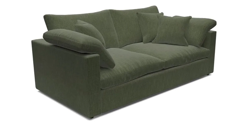 Big Softie Straight Arm 3 Seater Sofa in Sahara Chalk