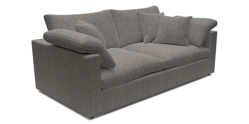 Big Softie Straight Arm 3 Seater Sofa in Sahara Chalk
