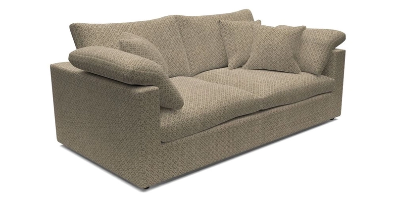 Big Softie Straight Arm 3 Seater Sofa in Sahara Chalk