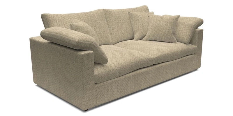 Big Softie Straight Arm 3 Seater Sofa in Sahara Chalk