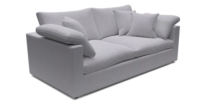 Big Softie Straight Arm 3 Seater Sofa in Sahara Chalk