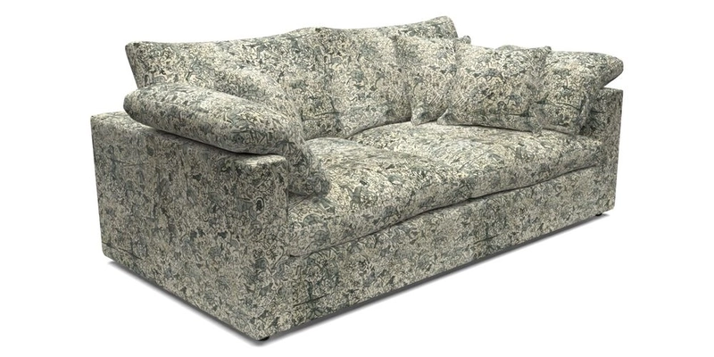 Big Softie Straight Arm 3 Seater Sofa in Sahara Chalk