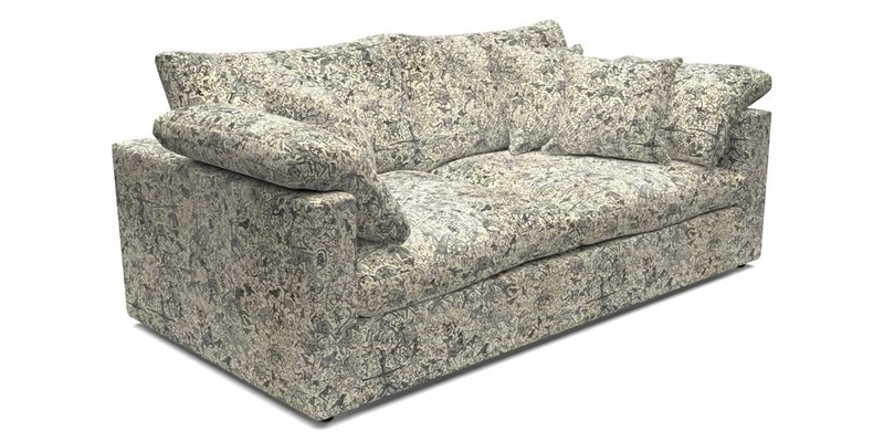 Big Softie Straight Arm 3 Seater Sofa in Sahara Chalk