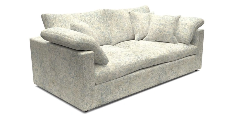 Big Softie Straight Arm 3 Seater Sofa in Sahara Chalk