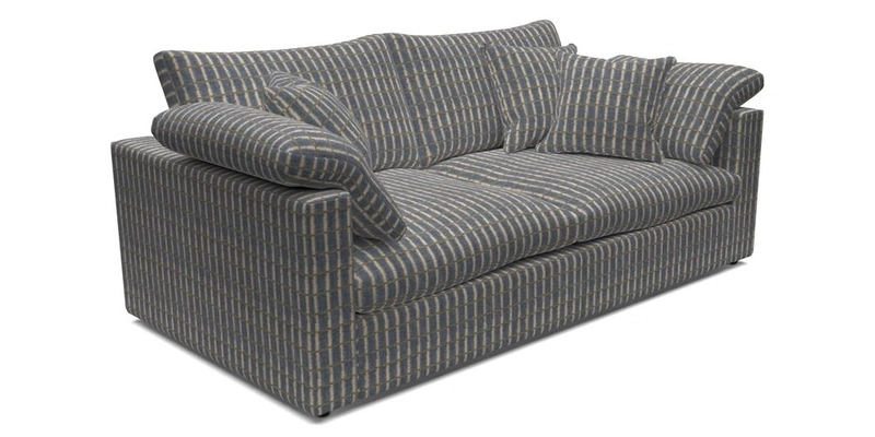 Big Softie Straight Arm 3 Seater Sofa in Sahara Chalk