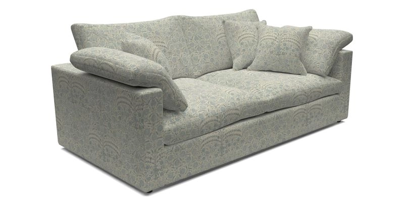 Big Softie Straight Arm 3 Seater Sofa in Sahara Chalk