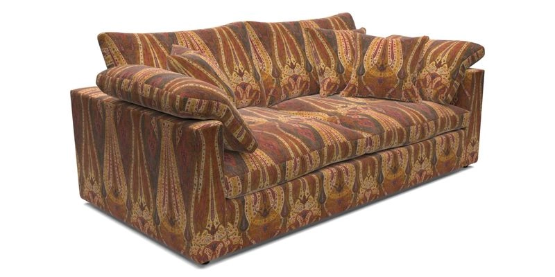 Big Softie Straight Arm 3 Seater Sofa in Sahara Chalk