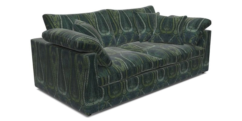 Big Softie Straight Arm 3 Seater Sofa in Sahara Chalk