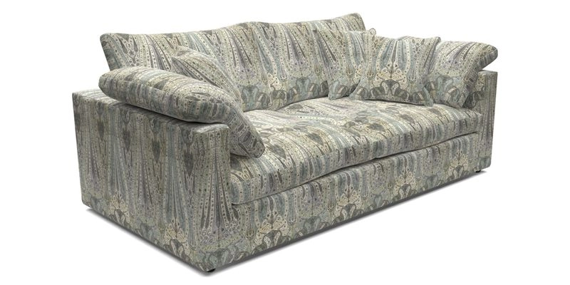 Big Softie Straight Arm 3 Seater Sofa in Sahara Chalk