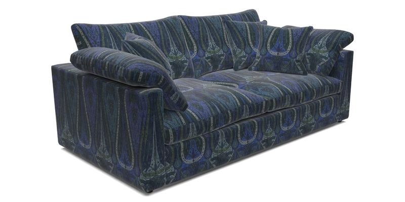 Big Softie Straight Arm 3 Seater Sofa in Sahara Chalk