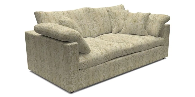 Big Softie Straight Arm 3 Seater Sofa in Sahara Chalk