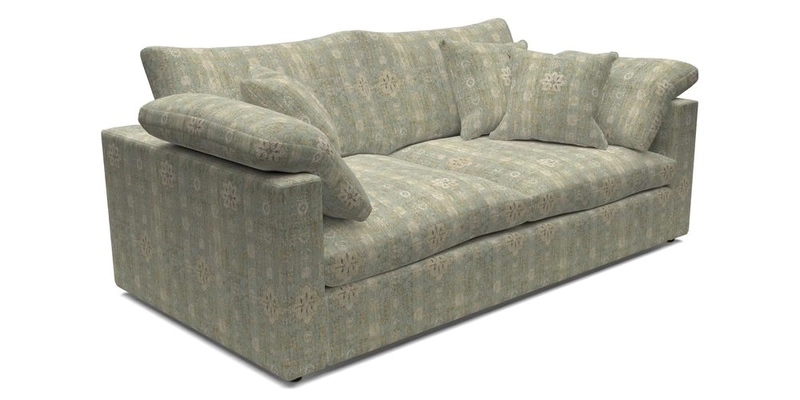 Big Softie Straight Arm 3 Seater Sofa in Sahara Chalk
