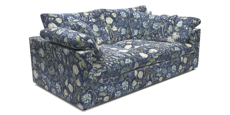 Big Softie Straight Arm 3 Seater Sofa in Sahara Chalk