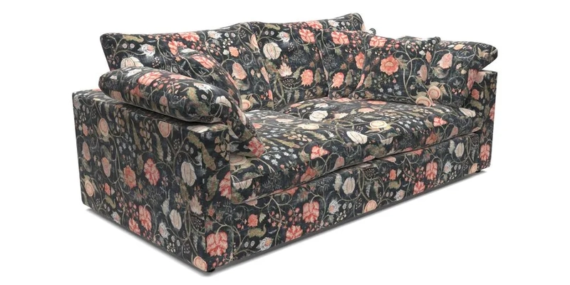 Big Softie Straight Arm 3 Seater Sofa in Sahara Chalk