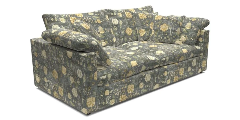 Big Softie Straight Arm 3 Seater Sofa in Sahara Chalk