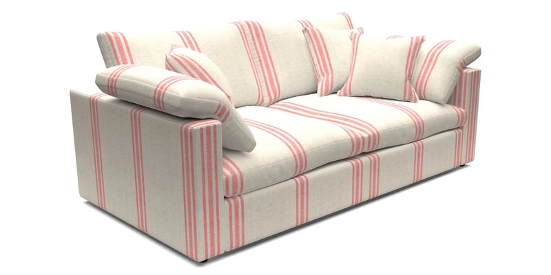 Big Softie Straight Arm 3 Seater Sofa in Sahara Chalk