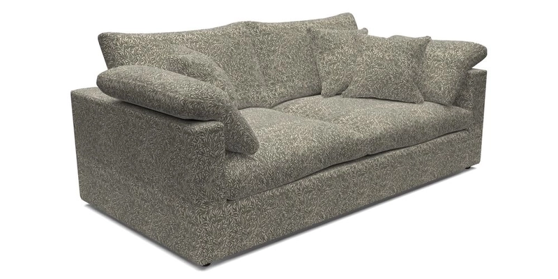 Big Softie Straight Arm 3 Seater Sofa in Sahara Chalk