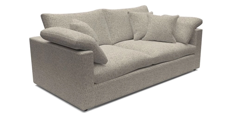 Big Softie Straight Arm 3 Seater Sofa in Sahara Chalk