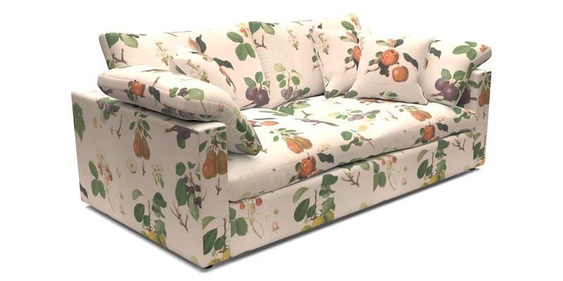 Big Softie Straight Arm 3 Seater Sofa in Sahara Chalk