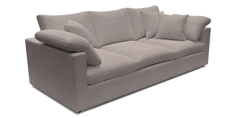 Big Softie Straight Arm 3 Seater Sofa in Sahara Chalk
