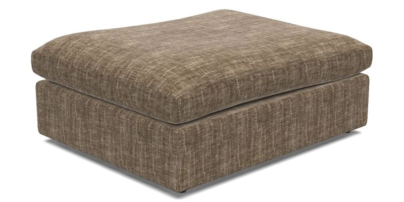 Big Softie Footstool in Two Tone Plain Biscuit