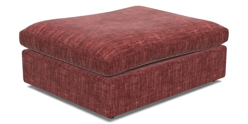 Big Softie Footstool in Two Tone Plain Biscuit