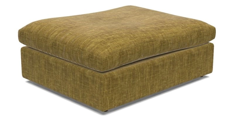 Big Softie Footstool in Two Tone Plain Biscuit