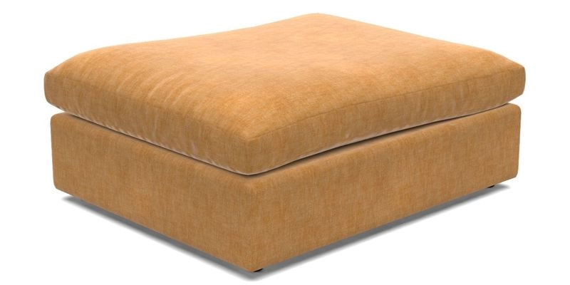 Big Softie Footstool in Two Tone Plain Biscuit Big Softie Footstool in Two Tone Plain Biscuit