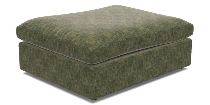 Big Softie Footstool in Two Tone Plain Biscuit